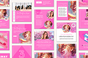 70 Beauty & Spa Template Pack, a Social Media Template by Design Space (Thumbnail 2 of 5)