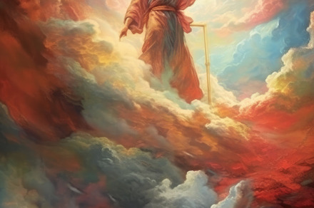 God in the clouds, a Photo by Pictures for you!!!!!!!!!