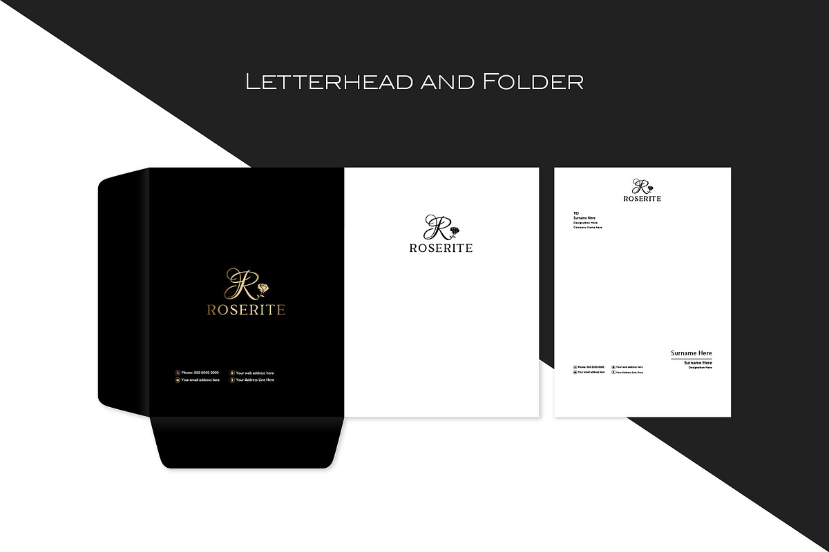 Luxury Letter A-Z with Rose Logo Kit, a Branding & Logo Template by Luxury Logos (Photo 8 of 12)