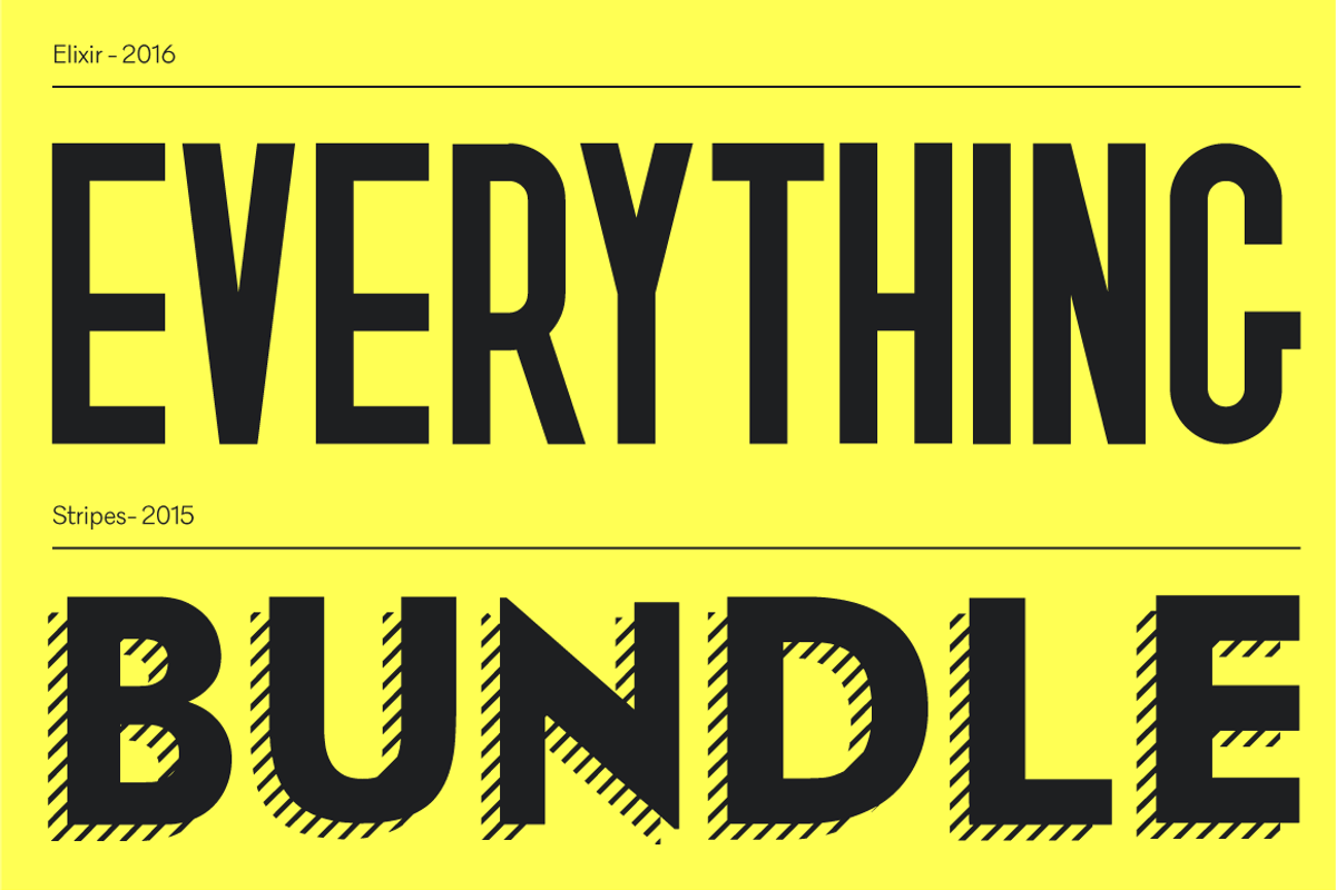 Everything Bundle - 2015 TO 2025, a Font by Good Times Type (Photo 1 of 5)