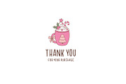 Pink Christmas Vector Collection, a Seasonal Illustration by NataKa (Thumbnail 11 of 11)