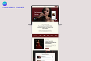 Podcast Canva Website Template Kit, a Landing Page Template by Web Template Market (Thumbnail 1 of 4)
