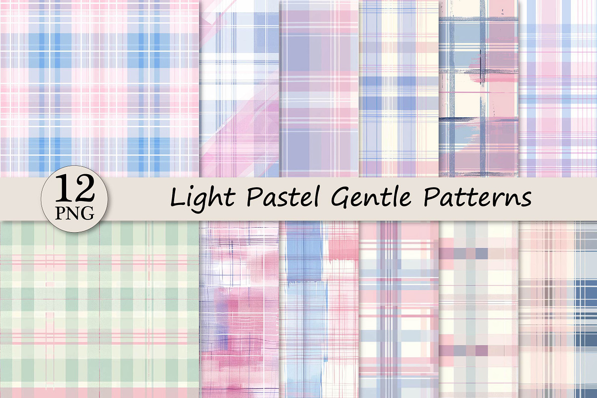 Light Pastel Gentle Patterns, a Texture Illustration by DreamPrint404 (Photo 1 of 3)