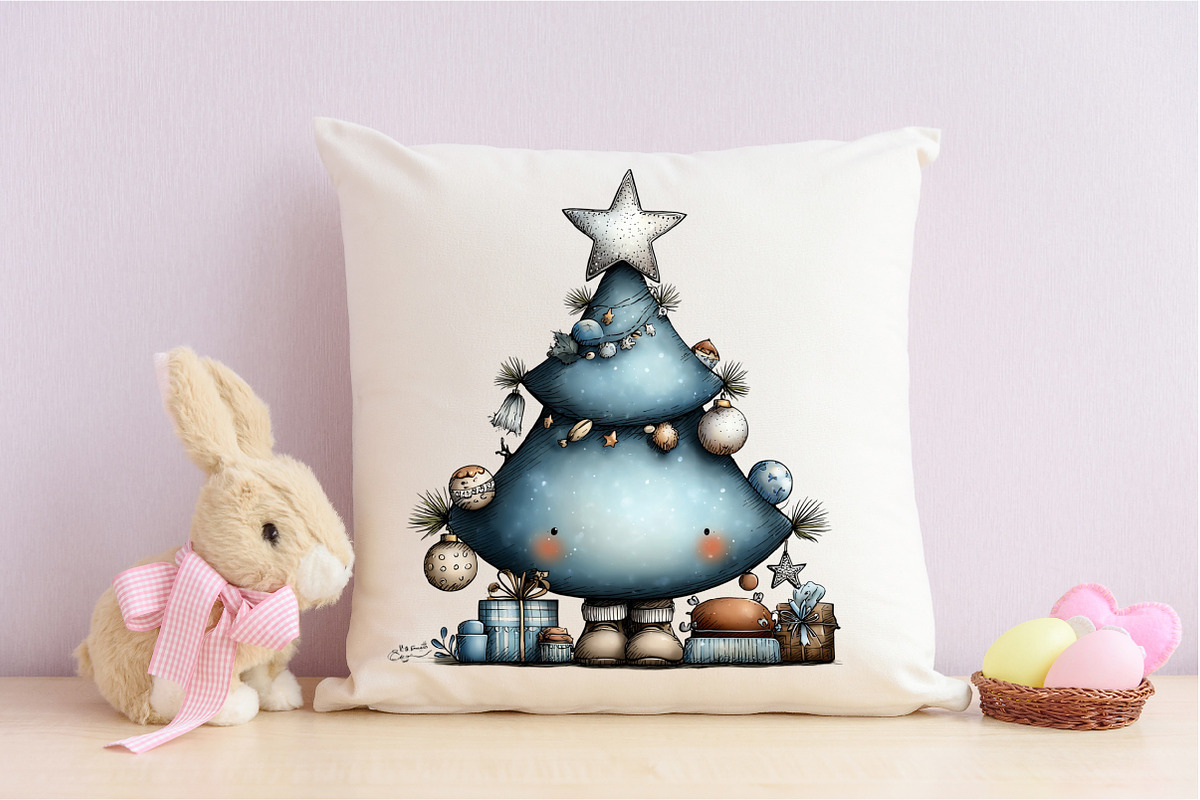 Christmas Tree Clipart, an Illustration by designcity5 (Photo 4 of 5)