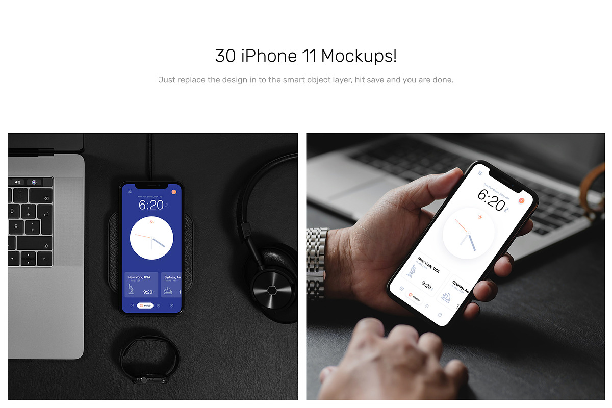 iPhone Mockups Pack, an iPhone Mockup by Mr.Mockup™ (Photo 4 of 13)