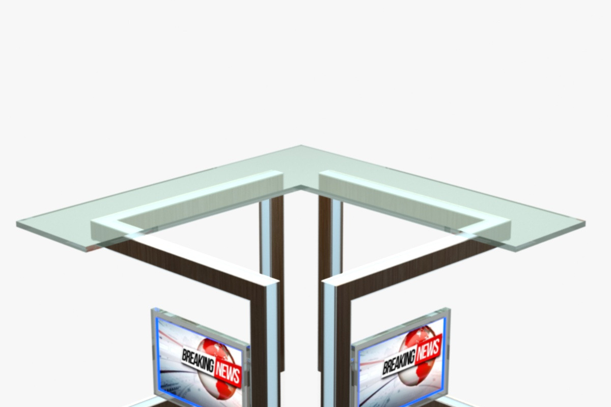 TV Studio Desk Collection (12 PCS), a Furniture 3D Model by akerStudio (Photo 46 of 153)