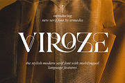 Viroze || Unique Serif Font, a Serif Font by Ermedia Studio (Thumbnail 1 of 10)