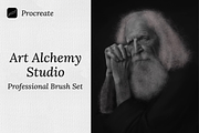 Procreate Art Alchemy Studio, a Brush Add-On by Brush Moment (Thumbnail 1 of 10)