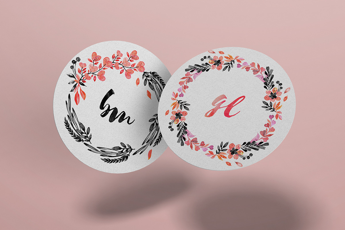 Lovely Hearts Monograms IV, a Decorative Illustration by The Wedding Shop (Photo 5 of 6)