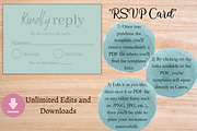 Minimalist Wedding Invitation, an Invitation Template by Talentex Invitations (Thumbnail 4 of 4)