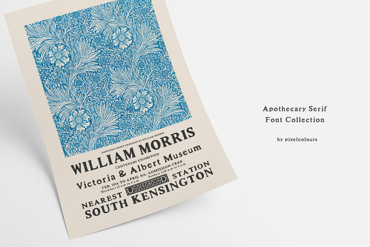 Apothecary Serif Font Collection, a Serif Font by pixelcolours (Photo 3 of 14)