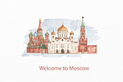 Russia watercolor collection, a Texture Illustration by Marina Ermakova (Thumbnail 11 of 11)