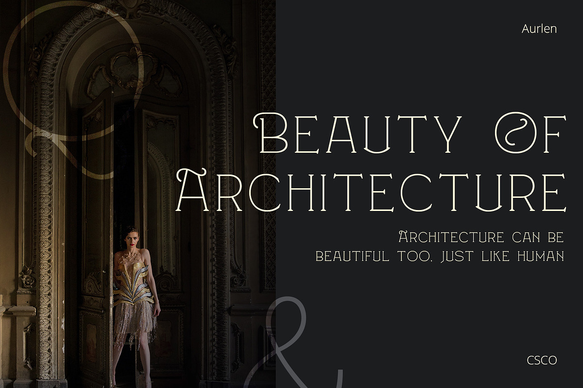 Aurlen – Elegant Serif, a Serif Font by Craft Supply Co. (Photo 7 of 8)