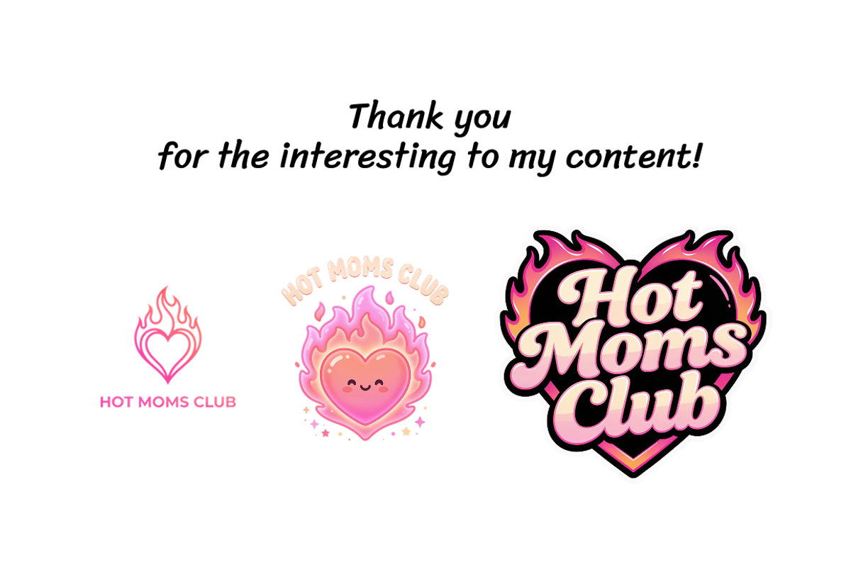 Hot Mom Summer Clipart Set - 16 PNG, a Decorative Illustration by InkyQueenArt (Photo 6 of 6)
