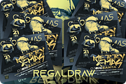 Christmas Event Flyer, a Flyer Template by regalDRAW (Thumbnail 3 of 4)