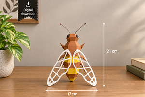 Honey bee - 3d papercraft