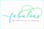 Faradilla / Beautiful Script, a Script Font by Aldedesign (Thumbnail 8 of 8)