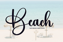 Beach | Script Font
