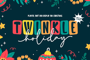 Twinkle - Duo Display Font, a Script Font by Flawless And Co