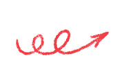 Crayon Doodle Chalk Arrow Sign, an Object Illustration by Elena Pimukova (Thumbnail 3 of 27)