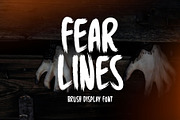 Fear Lines Typeface, a Handwritten Font by Seemly Fonts (Thumbnail 1 of 5)