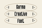 Gurma - Condensed Retro Sans, a Sans Serif Font by Pandeka Studio (Thumbnail 6 of 9)