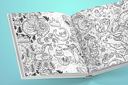 41 Seamless Coloring Patterns, a Pattern Graphic by PenguinHouse (Thumbnail 9 of 12)