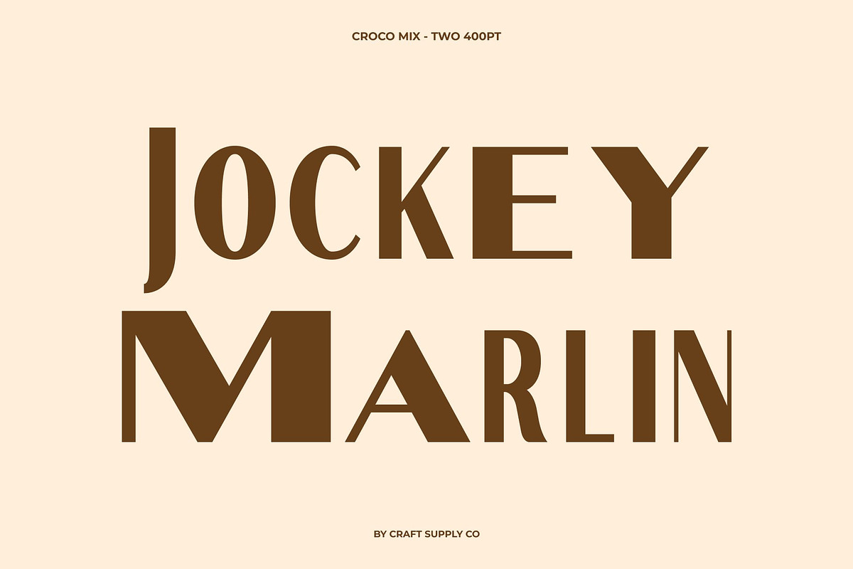 Croco Mix, a Sans Serif Font by Craft Supply Co. (Photo 4 of 8)
