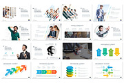 Business Annual Report 2017, a Presentation Template by UniqueStudio (Thumbnail 8 of 12)