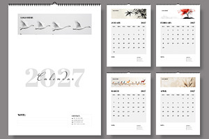 Calendar Template 2027, a Stationery Template by ContestDesign