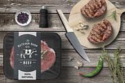 Farm Animal Logo Templates Set, an Animal Illustration by Lemon Workshop (Thumbnail 4 of 6)
