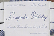 Bespoke Oddity Quirky Script Font, a Script Font by AnMark (Thumbnail 1 of 11)