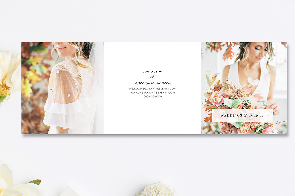 Florist Tri-fold Brochure PSD, a Brochure Template by Marham Labeling Co (Photo 2 of 3)
