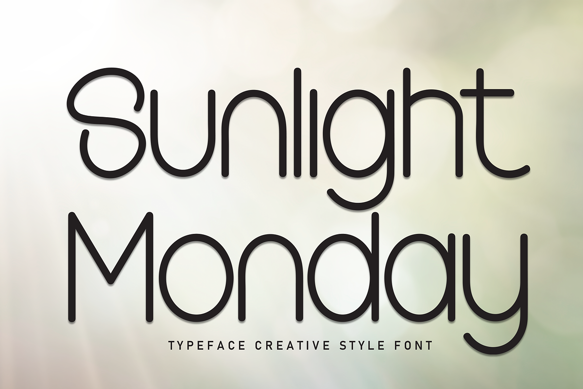 Sunlight Monday | Script Font, a Script Font by Scratchones (Photo 1 of 8)
