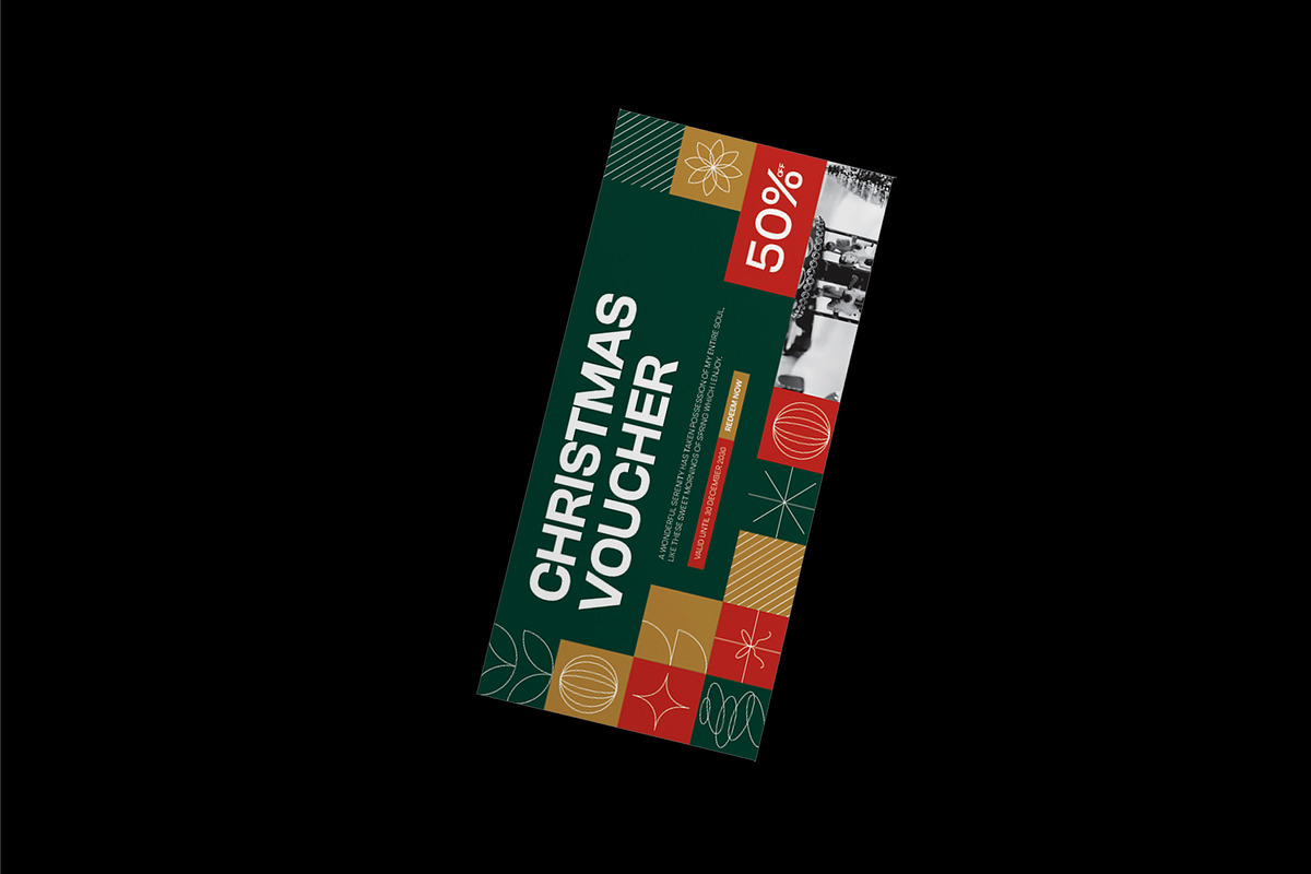 Christmas Sale Voucher, a Card Template by Neermana (Photo 2 of 4)