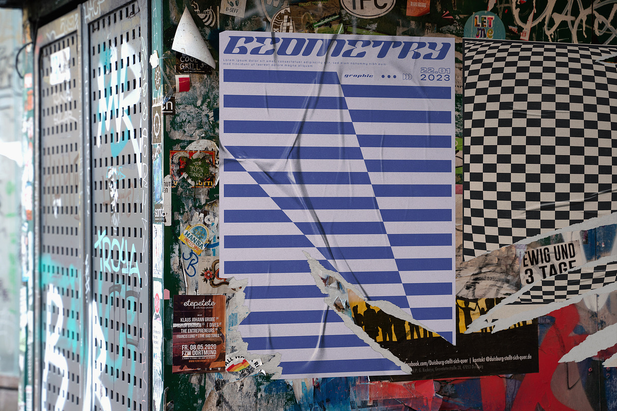 56 MODERN GEOMETRIC POSTERS, a Texture Graphic by craftlove (Photo 9 of 10)