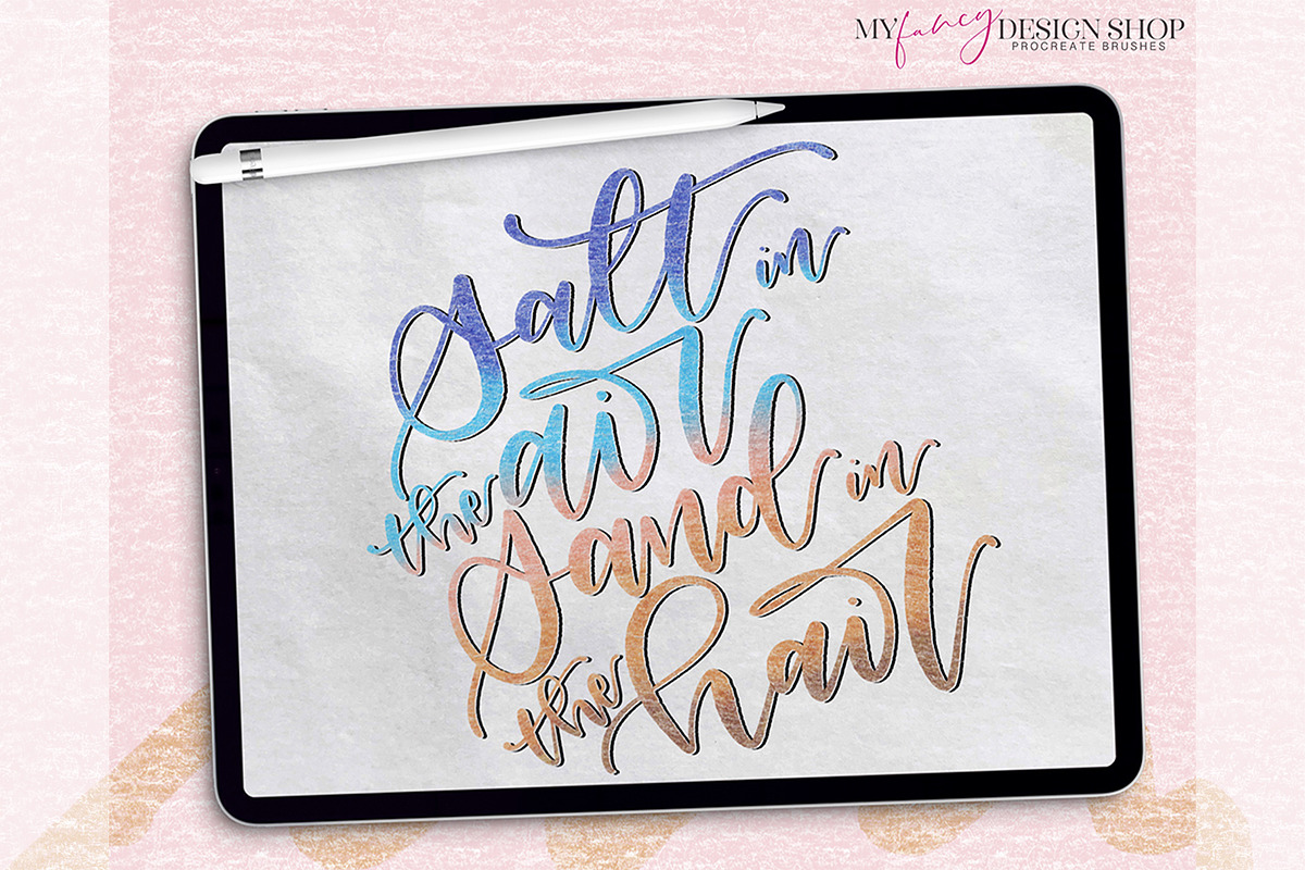 Procreate Crayon Texture Brushes, a Brush Add-On by My Fancy Design Shop (Photo 7 of 11)