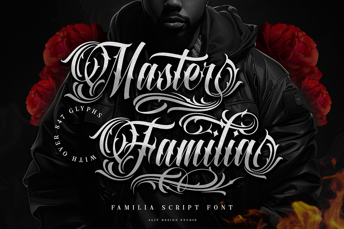 Master Familia Script Font, a Script Font by alit design | familia ...
