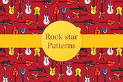 Rock star patterns, a Pattern Graphic by merion_merion (Thumbnail 1 of 5)