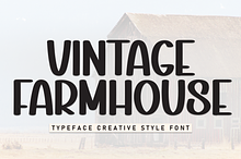 Vintage Farmhouse | Script Font