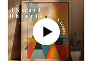 4:5 Vertical Frame PSD Mockup Video, a Print Template by Pixelkrafter (Thumbnail 2 of 4)
