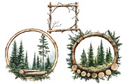 Adventure Camping Frame  PNG Bundle, an Illustration by Designworld (Thumbnail 4 of 5)