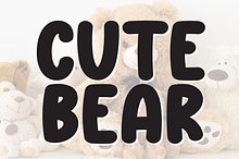 Cute Bear | Script Font