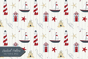 Nautical Collection, a Background Graphic by Alina Tsesarskaya (Thumbnail 4 of 4)