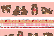 Be mine Teddy Bear Valentine, a Pattern Graphic by GooseFrol (Thumbnail 6 of 9)