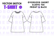 Oversized T-shirt, an Apparel Mockup by Doroty Dafne Designs (Thumbnail 2 of 7)