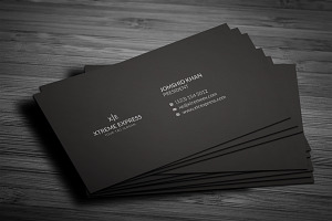 Black & White Business Card