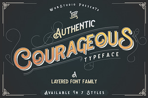 Courageous Typeface