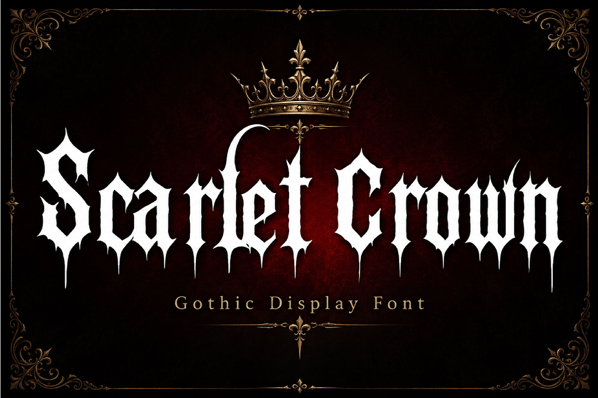Modern Blackletter Mega Fonts Bundle, a Blackletter Font by Wow Magic (Photo 14 of 20)