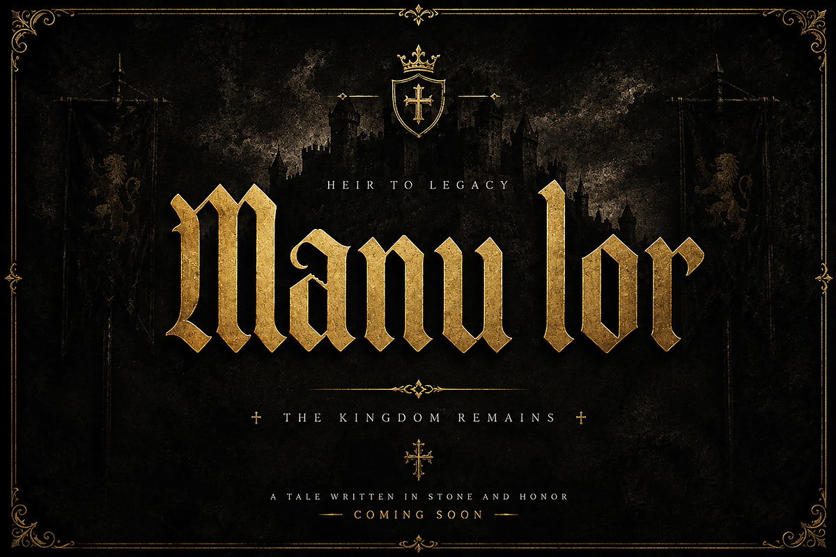 Manulor, a Blackletter Font by Wow Magic (Photo 4 of 5)